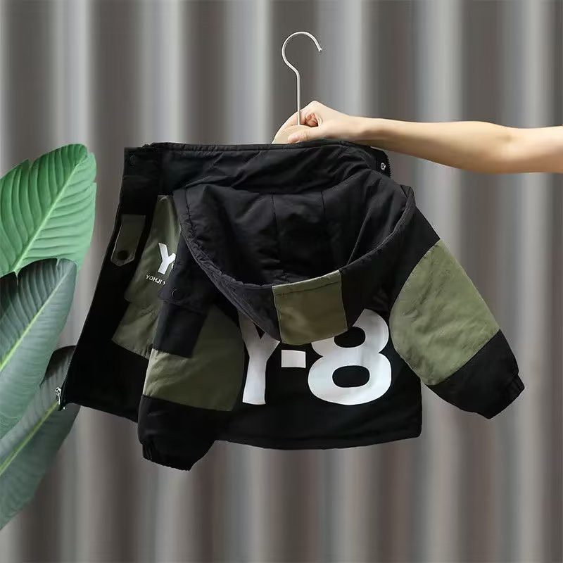 NOVE dječje parke, zimska jakna s kapuljačom za dječake, zimski gornji kaput, dječji topli debeli, baršunasti kaputi s kapuljačom, kauzalna vanjska odjeća