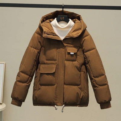 Jachetă de iarnă pentru femei 2023 Parka nouă, cu glugă, jachete calde, îmbrăcăminte, ocazională, din bumbac, căptușită, îmbrăcăminte pentru femei