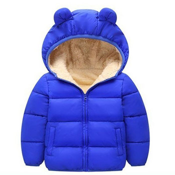 Νέο χειμωνιάτικο πανωφόρι για αγόρια με κουκούλα Φθινοπωρινό χοντρό παλτό Παιδικό Baby Plus Velvet Ρούχα Παιδικά Casual καρό μπουφάν Παιδικό πανωφόρι