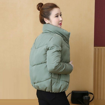 2022, jachetă de iarnă, din bumbac, pentru femei, haină scurtă pentru student, adolescente, fete, îmbrăcăminte căptușită din bumbac, parka cu mânecă lungă, îmbrăcăminte exterioară