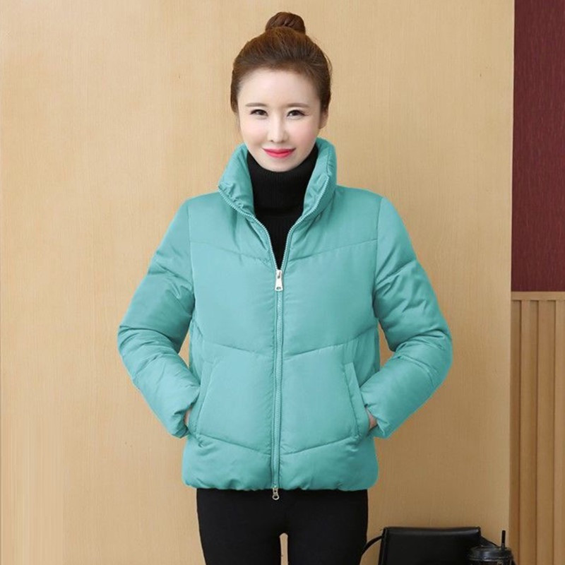 2022, jachetă de iarnă, din bumbac, pentru femei, haină scurtă pentru student, adolescente, fete, îmbrăcăminte căptușită din bumbac, parka cu mânecă lungă, îmbrăcăminte exterioară