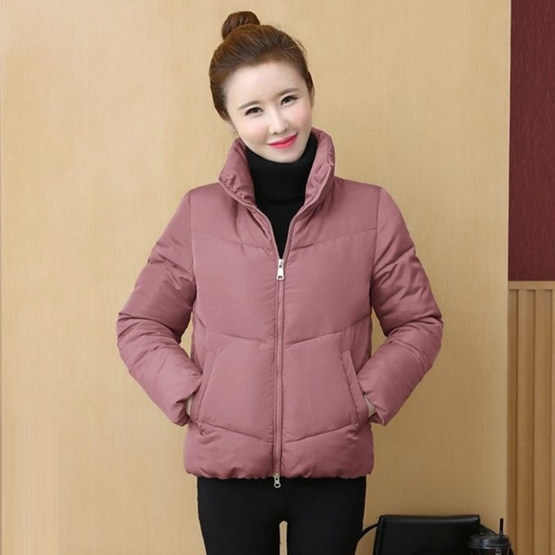2022, jachetă de iarnă, din bumbac, pentru femei, haină scurtă pentru student, adolescente, fete, îmbrăcăminte căptușită din bumbac, parka cu mânecă lungă, îmbrăcăminte exterioară