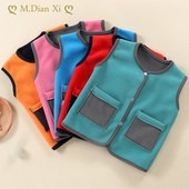 Îmbrăcăminte pentru copii Veste fără mâneci Jachete pentru copii pentru băiat fată Polar fleece pentru copii Vestă pentru copii Iarnă caldă pentru copii Cardigan