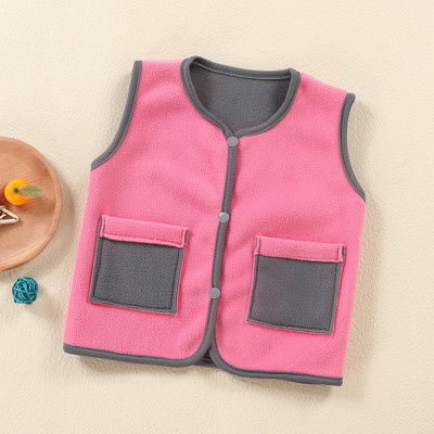 Îmbrăcăminte pentru copii Veste fără mâneci Jachete pentru copii pentru băiat fată Polar fleece pentru copii Vestă pentru copii Iarnă caldă pentru copii Cardigan