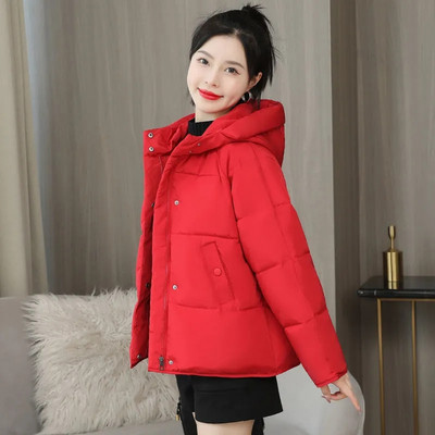 Zimska jakna 2023, nove ženske parke, pamučna jakna s kapuljačom i kapuljačom, ležerna ženska jakna s patentnim zatvaračima, topla korejska ženska gornja odjeća
