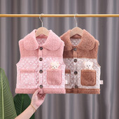 Džemperi za djevojčice Dječji proljetni deblji prsluk bez rukava Pleteni džemperi za dječake Uzročna zima Gornja odjeća za malu djecu Jesen