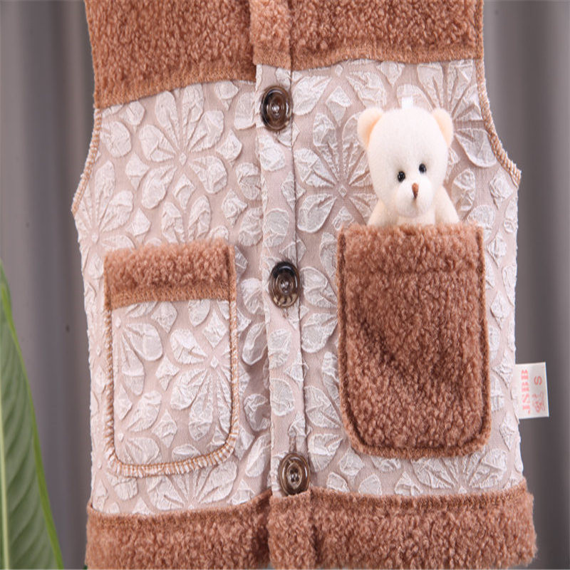 Džemperi za djevojčice Dječji proljetni deblji prsluk bez rukava Pleteni džemperi za dječake Uzročna zima Gornja odjeća za malu djecu Jesen