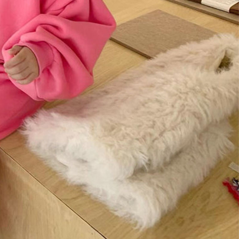 Vestă cu păr lung pentru copii, haină ocazională îngroșată, vestă caldă versatilă, haină de toamnă pentru fete, îmbrăcăminte de iarnă, cardigan