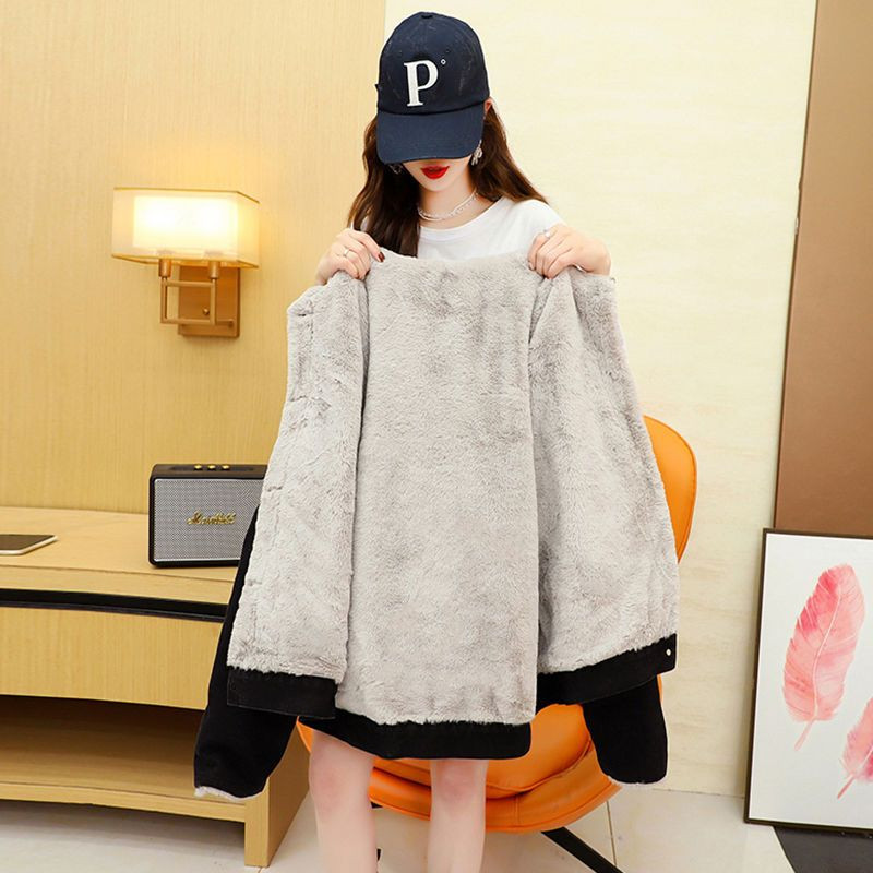 Πουπουλένιο βαμβακερό 2023 χοντρό τζιν μπουφάν μόδας με κουκούλα μονόστομο ζεστό γράμμα στάμπα Πανωφόρια Νέα φθινοπωρινά χειμωνιάτικα φαρδιά ρούχα