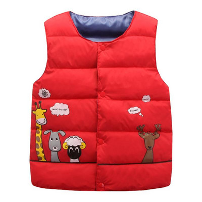 Meiteņu mazuļi Zēni Plānas Vestes Mēteļi Bērnu Drēbes Dūnu Jaka Bērnu Zīdaiņu Bērnu Vestes Multfilma Ziemas Rudens Veste Virsdrēbes