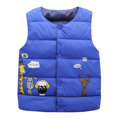 Meiteņu mazuļi Zēni Plānas Vestes Mēteļi Bērnu Drēbes Dūnu Jaka Bērnu Zīdaiņu Bērnu Vestes Multfilma Ziemas Rudens Veste Virsdrēbes