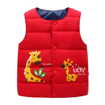 Meiteņu mazuļi Zēni Plānas Vestes Mēteļi Bērnu Drēbes Dūnu Jaka Bērnu Zīdaiņu Bērnu Vestes Multfilma Ziemas Rudens Veste Virsdrēbes