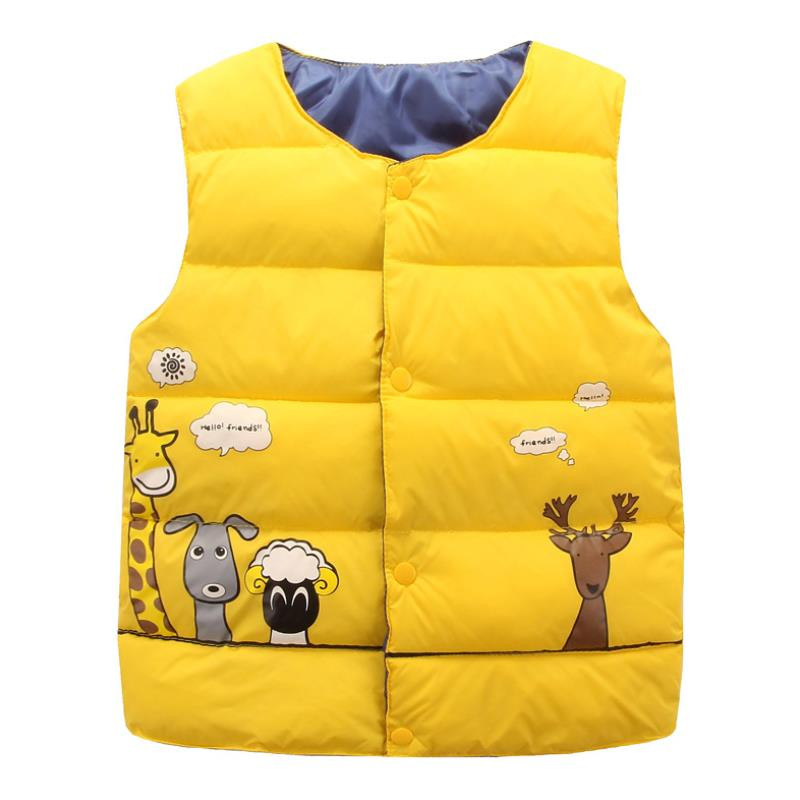 Meiteņu mazuļi Zēni Plānas Vestes Mēteļi Bērnu Drēbes Dūnu Jaka Bērnu Zīdaiņu Bērnu Vestes Multfilma Ziemas Rudens Veste Virsdrēbes
