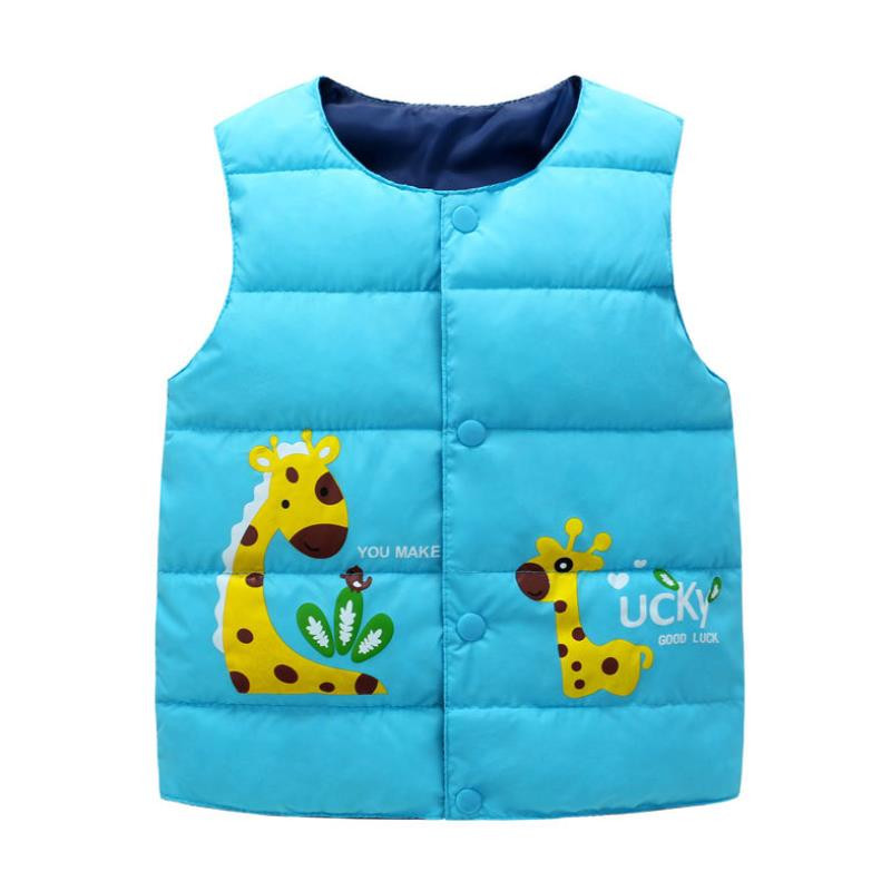 Meiteņu mazuļi Zēni Plānas Vestes Mēteļi Bērnu Drēbes Dūnu Jaka Bērnu Zīdaiņu Bērnu Vestes Multfilma Ziemas Rudens Veste Virsdrēbes