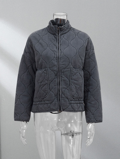 Moteriškas, laisvas, laisvas medvilninis paltas, laisvalaikis ilgomis rankovėmis, kišeninis, 2023 m. rudens, žiemos moteriškas šiltas viršutinis drabužis