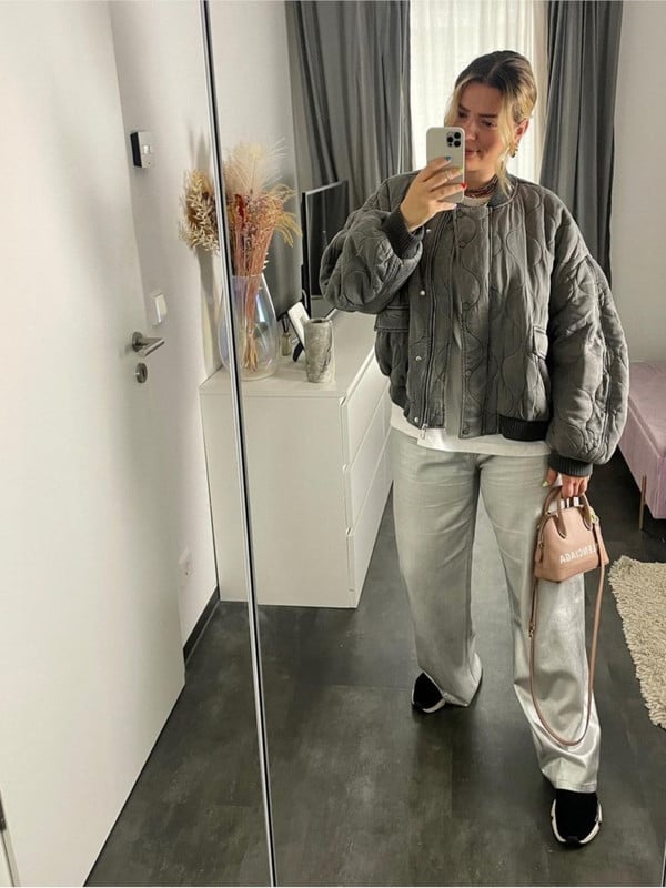 Moteriškas, laisvas, laisvas medvilninis paltas, laisvalaikis ilgomis rankovėmis, kišeninis, 2023 m. rudens, žiemos moteriškas šiltas viršutinis drabužis