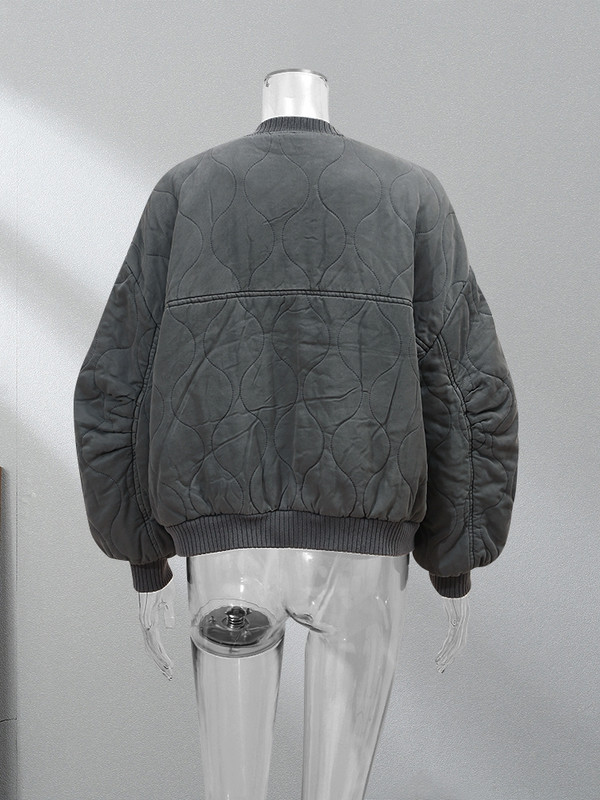 Moteriškas, laisvas, laisvas medvilninis paltas, laisvalaikis ilgomis rankovėmis, kišeninis, 2023 m. rudens, žiemos moteriškas šiltas viršutinis drabužis