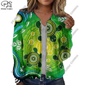 Nova ženska jakna s 3D tiskanim aboridžinskim uzorkom i teksturom s retro plemenskim uzorkom ležeran, autentični kratki kaput Y-3