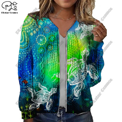 Nova ženska jakna s 3D tiskanim aboridžinskim uzorkom i teksturom s retro plemenskim uzorkom ležeran, autentični kratki kaput Y-3