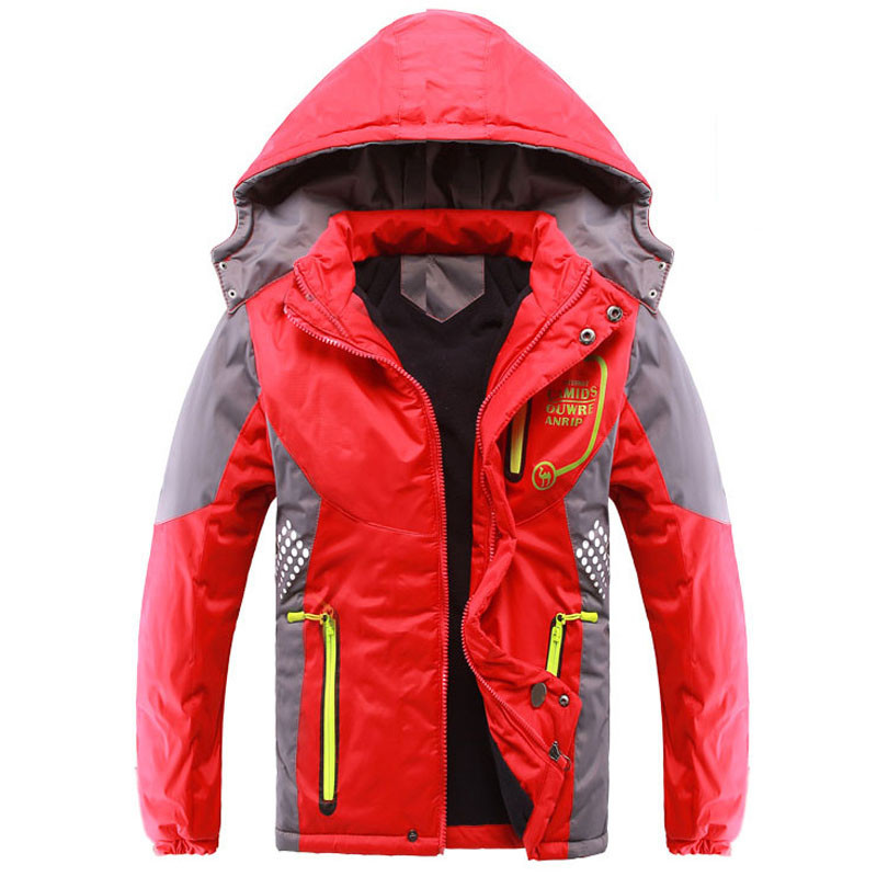 2021 Jakne za dječake s kaputom s kapuljačom Gornja odjeća za djevojčice Dječja odjeća Dječji baloner 4-14 godina Zimski vodootporni dječji kaput