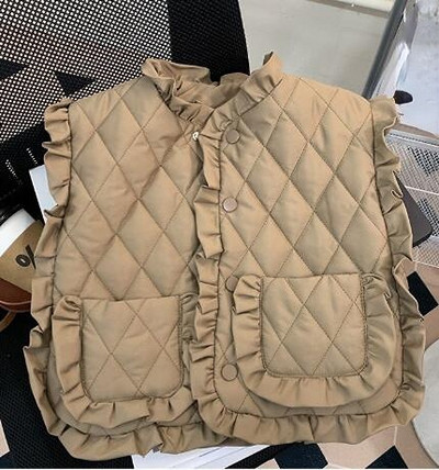 RiniLucia 2023. Proljeće Dječaci Djevojčice Jakne s prslukom Djevojčice Jesen Zima Prsluk Odjeća Pamučna gornja odjeća bez rukava Dječji kaput