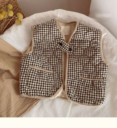 RiniLucia 2023. Proljeće Dječaci Djevojčice Jakne s prslukom Djevojčice Jesen Zima Prsluk Odjeća Pamučna gornja odjeća bez rukava Dječji kaput