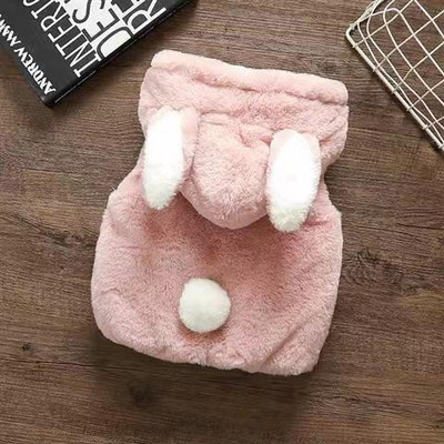 Slatki zec Plišani prsluk od umjetnog krzna za djevojčice Proljeće Jesen Kaput za novorođenče Jakna s kapuljačom Dječja odjeća za malu djecu Ležerna odjeća