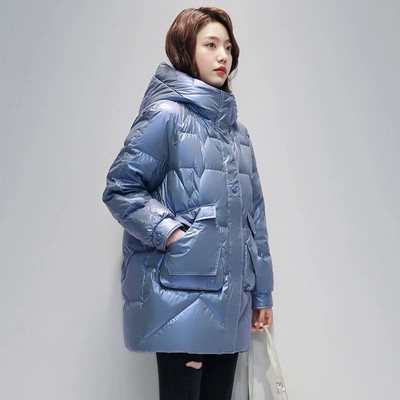 Nove parke za 2023. Ženska zimska pamučna jakna Kaput Ženska gornja odjeća s dugom kapuljačom Parka Debeli pamučno podstavljeni gornji kaput