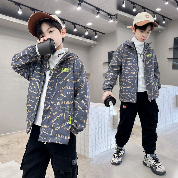 Djeca Dječaci Jesen Topla majica s kapuljačom Jakne Gornja odjeća Hoodies Ležerni kaput za dječake Vodootporan dugih rukava 100% pamuk