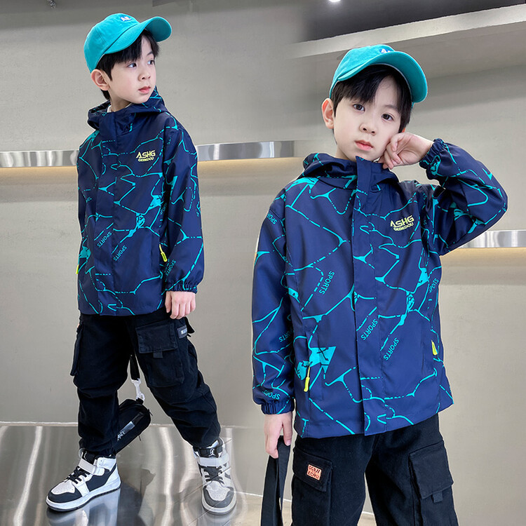 Djeca Dječaci Jesen Topla majica s kapuljačom Jakne Gornja odjeća Hoodies Ležerni kaput za dječake Vodootporan dugih rukava 100% pamuk