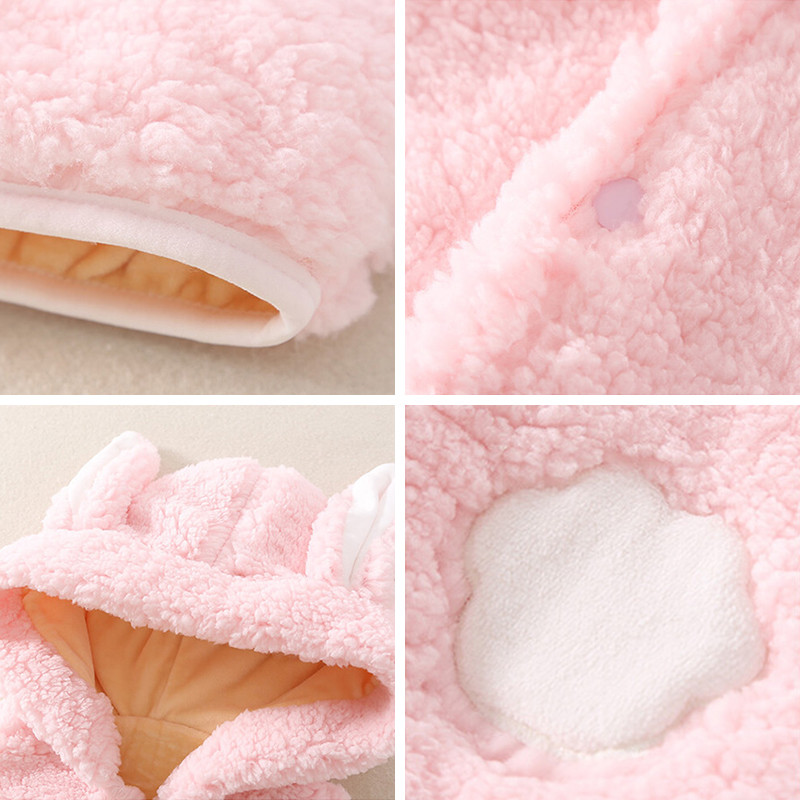 Păstrați-vă cald toamna iarnă jachetă fără mâneci pentru fete băieți drăguț animal cu glugă vestă noua modă de pluș îmbrăcăminte exterioară vestă pentru bebeluși 0-4 ani