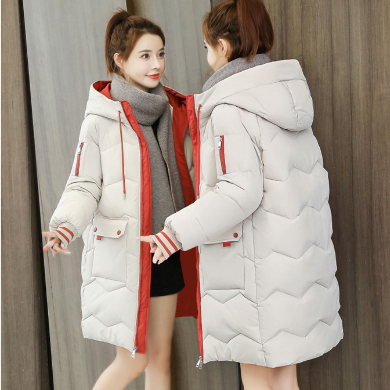 2023 Jesen Zima Ženska jakna Kaputi Duge parke Debele tople jakne Vjetrootporan Ležerni kaput Ženski donji pamučni kaput s kapuljačom