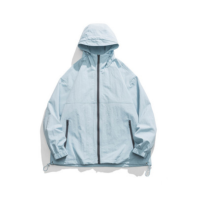 Pavasara āra pārgājienu ūdensnecaurlaidīga pāra jaka sērija, cieta vēja necaurlaidīga jaka ar kapuci, sporta apģērbs sievietēm