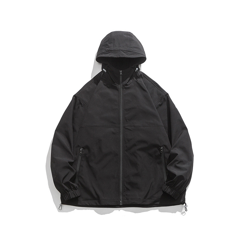 Pavasara āra pārgājienu ūdensnecaurlaidīga pāra jaka sērija, cieta vēja necaurlaidīga jaka ar kapuci, sporta apģērbs sievietēm