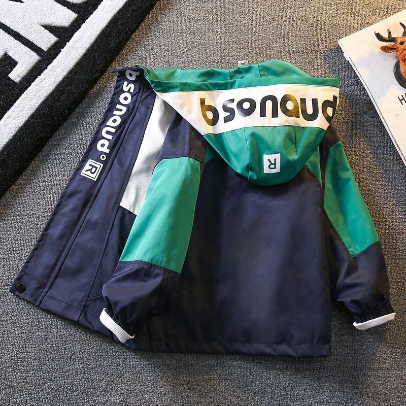 Nove kaputi za dječake proljeće jesen Dječje jakne Tinejdžerske vjetrovke s kapuljačom i džepom Gornja dječja odjeća s patentnim zatvaračem Odjeća za bebe 5-14 godina