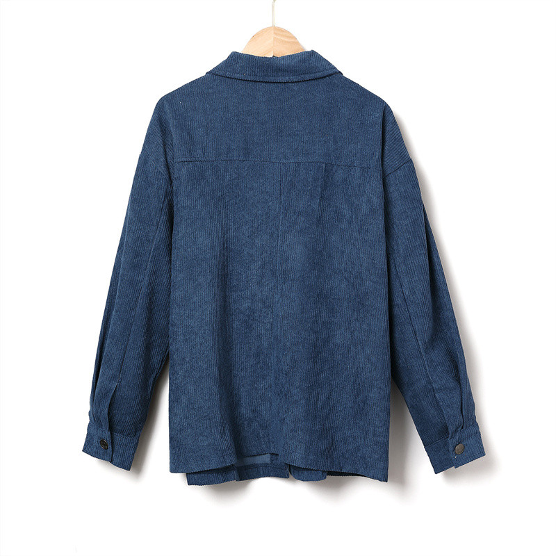 2023, primăvară toamnă, jachetă din velur, haină pentru femei, stil cămașă, îmbrăcăminte exterioară cu un singur piept, îmbrăcăminte de stradă, bluze lejere casual