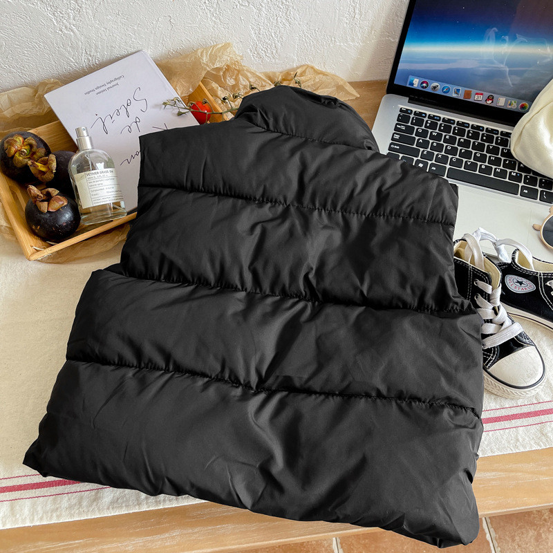 Vestă Îmbrăcăminte pentru copii Bumbac Guler în picioare Îngroșare Iarna Noi Băieți Fete Bebeluș Tide Soild Îmbrăcăminte exterioară Cool Simplu