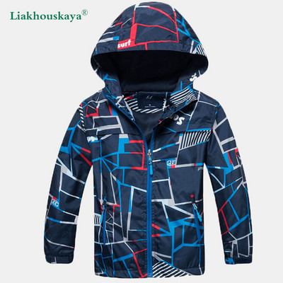 Jachetă pentru băieți, primăvară 2022, modă, jachete de vânt pentru copii, îmbrăcăminte exterioară impermeabilă, copii, toamnă, călduroasă, adolescenți, haine de exterior 4-13 ani