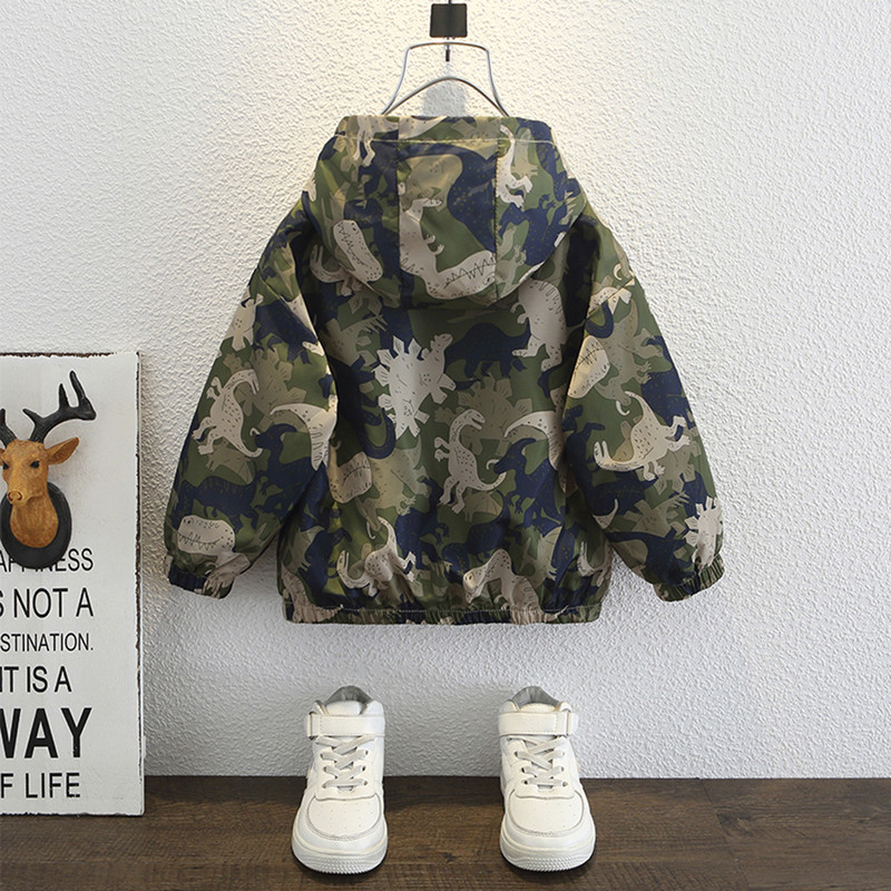 Kaput za dječaka Kamuflažni uzorak Kaput za dječaka Ležerna jakna za dječake Proljeće Jesen Dječja odjeća za dječake
