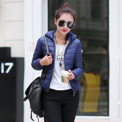 Dūnu jaka sievietēm Moderna korejiešu stila īpaši viegla mēteļi ar kapuci Vieglas polsterētas jakas Sieviešu ziema 2023