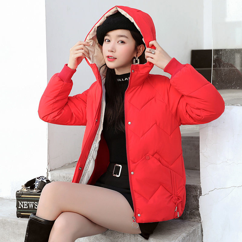Jachetă de iarnă pentru femei 2021, la modă nouă, haină din bumbac, groasă, caldă, cu glugă, parkas pentru femei, îmbrăcăminte scurtă, jaqueta feminina Y730