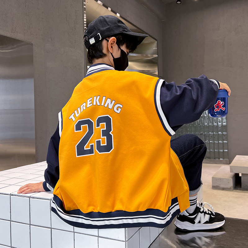 Sportska jakna za dječake Kaput s slovnim uzorkom Kaputi za dječake Kaput u ležernom stilu Dječja proljeće jesen Dječja odjeća 6 8 10 12 14