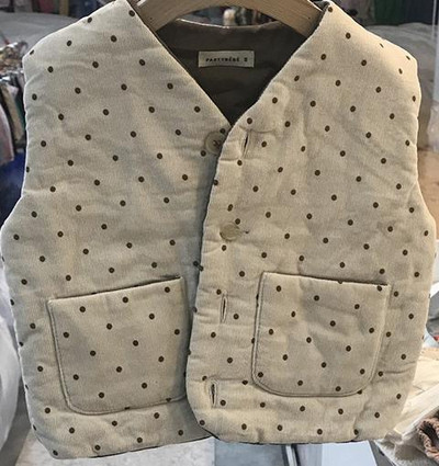 Toamnă Iarnă Fată Sugar Puncte Gilet casual fără mâneci Băiat Copii Topuri din bumbac Palton Copii Moda Cardigan Vestă Haine pentru bebeluși