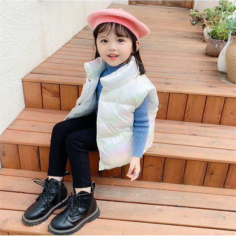 Puni prsluk za djevojčice i dječake s printom slova Dječja gornja odjeća Modni kardigan za malu djecu Topli lagani dječji prsluk za jesen zimu