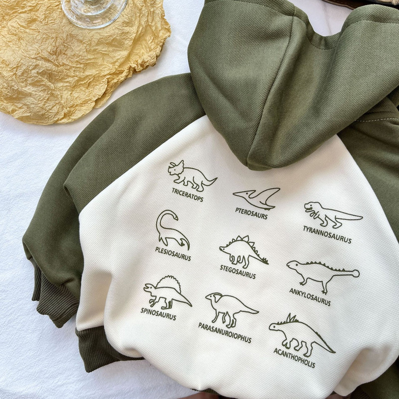 23 Toamnă Nouă Îmbrăcăminte Copii Băiat Glugă Fermoar Jachetă Copii Drăguț Decupat