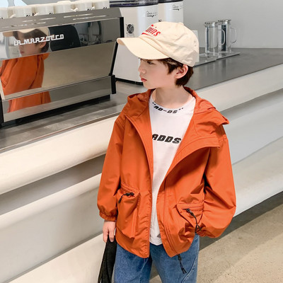 Dječji kaput 2023. proljeće jesen u korejskom stilu za dječake i djevojčice Jakna u boji patchwork, ležerna jednostavna modna jakna za djecu