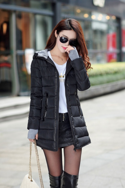 ZOGAA ženska modna super lagana puhasta jakna Uska jakna s pačjim puhom i kapuljačom