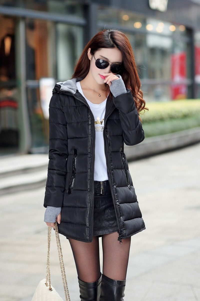 ZOGAA ženska modna super lagana puhasta jakna Uska jakna s pačjim puhom i kapuljačom