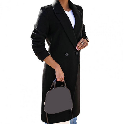 Palton de iarnă la modă, antirid, pardesiu de doamnă, rezistent la uzură, pardesiu de toamnă, stil formal, pardesiu de iarnă pentru cumpărături