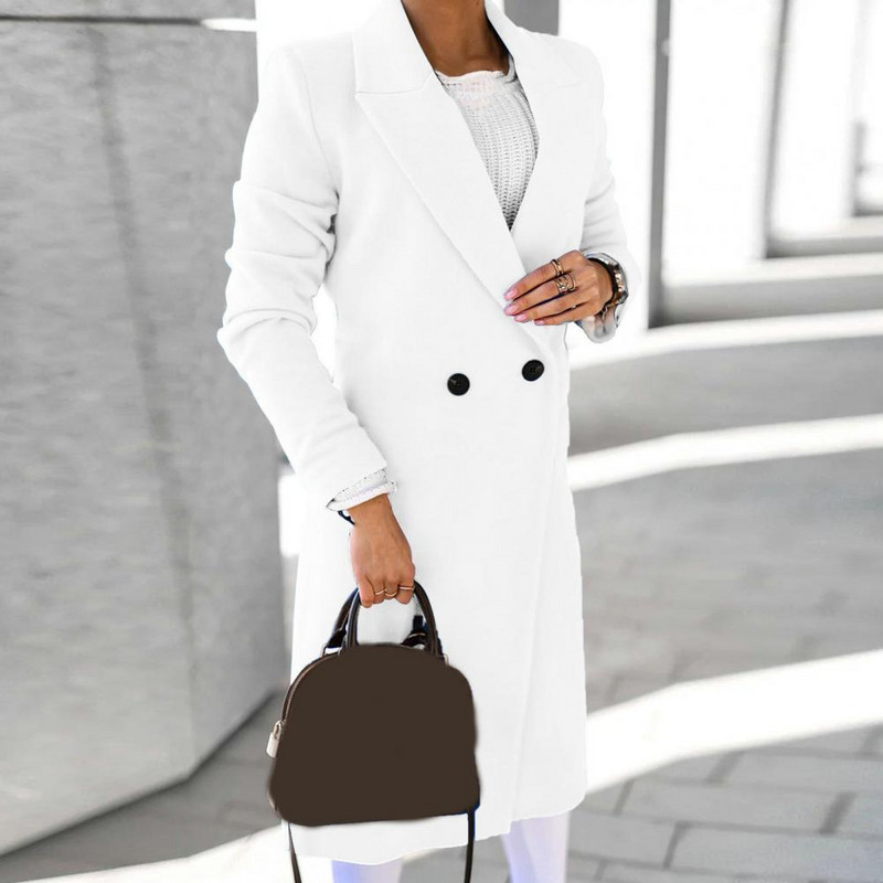 Palton de iarnă la modă, antirid, pardesiu de doamnă, rezistent la uzură, pardesiu de toamnă, stil formal, pardesiu de iarnă pentru cumpărături